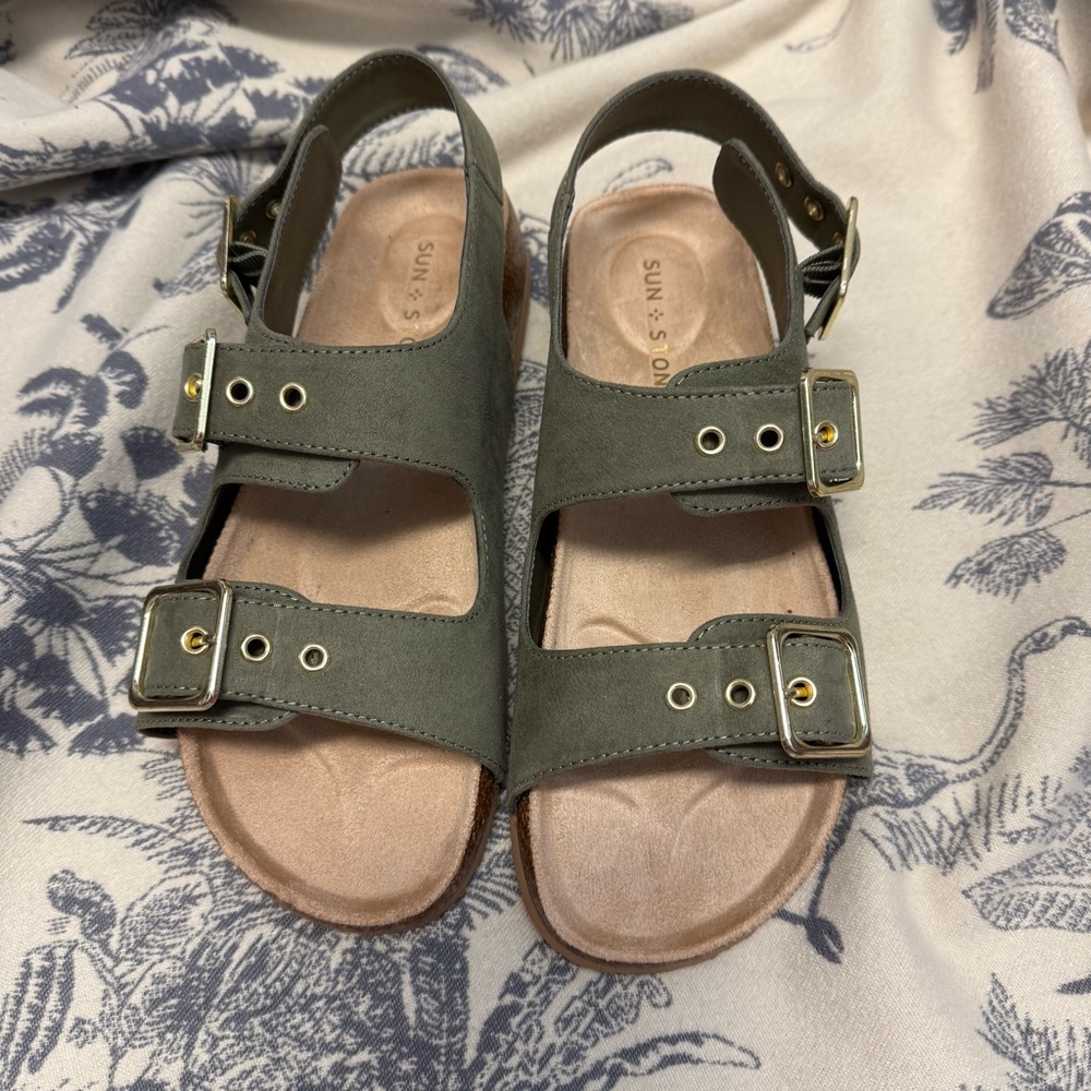 Women's Green Sandals